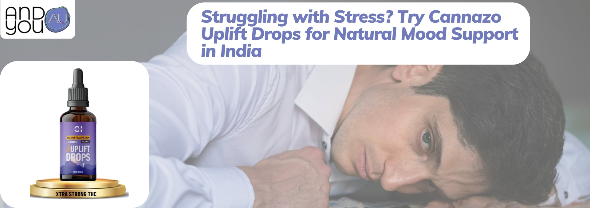 Struggling with Stress? Try Cannazo Uplift Drops for Natural Mood Support in India
