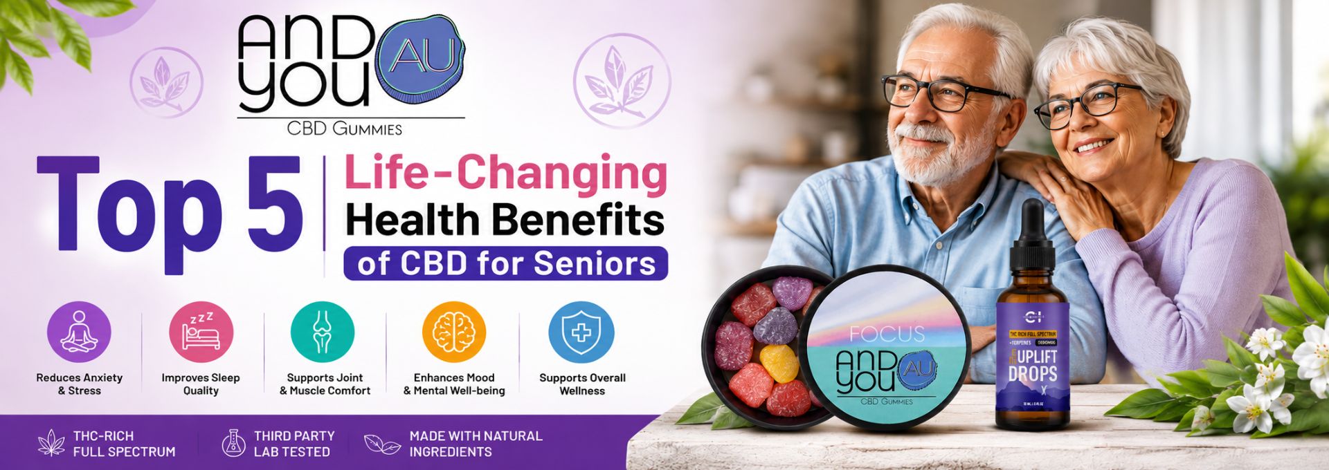 Top 5 Life-Changing Health Benefits of CBD for Seniors