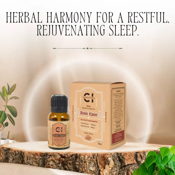 Brain Easer: Sleep – Restorative Sleep & Stress Relief Formula (15 ML/1200mg)