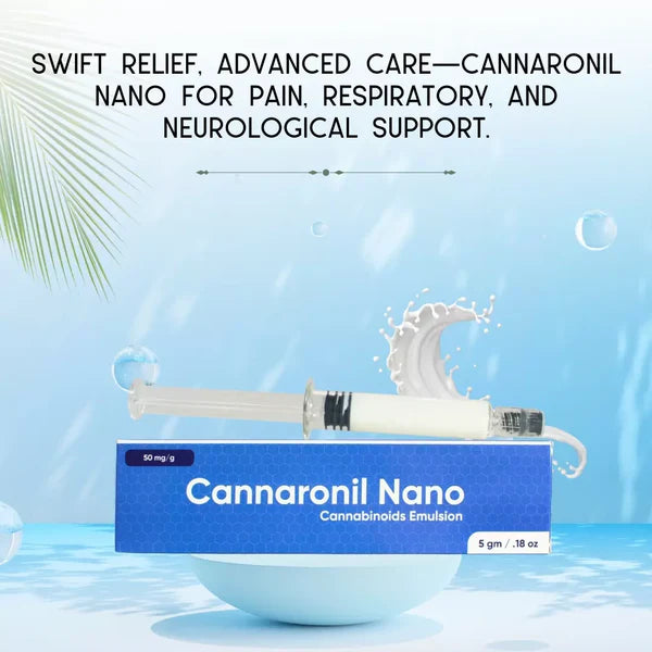 CANNARONIL NANO – PURE CBD PASTE (THC – FREE) – WATER SOLUBLE / NEBULIZATION SOL.(5gm)
