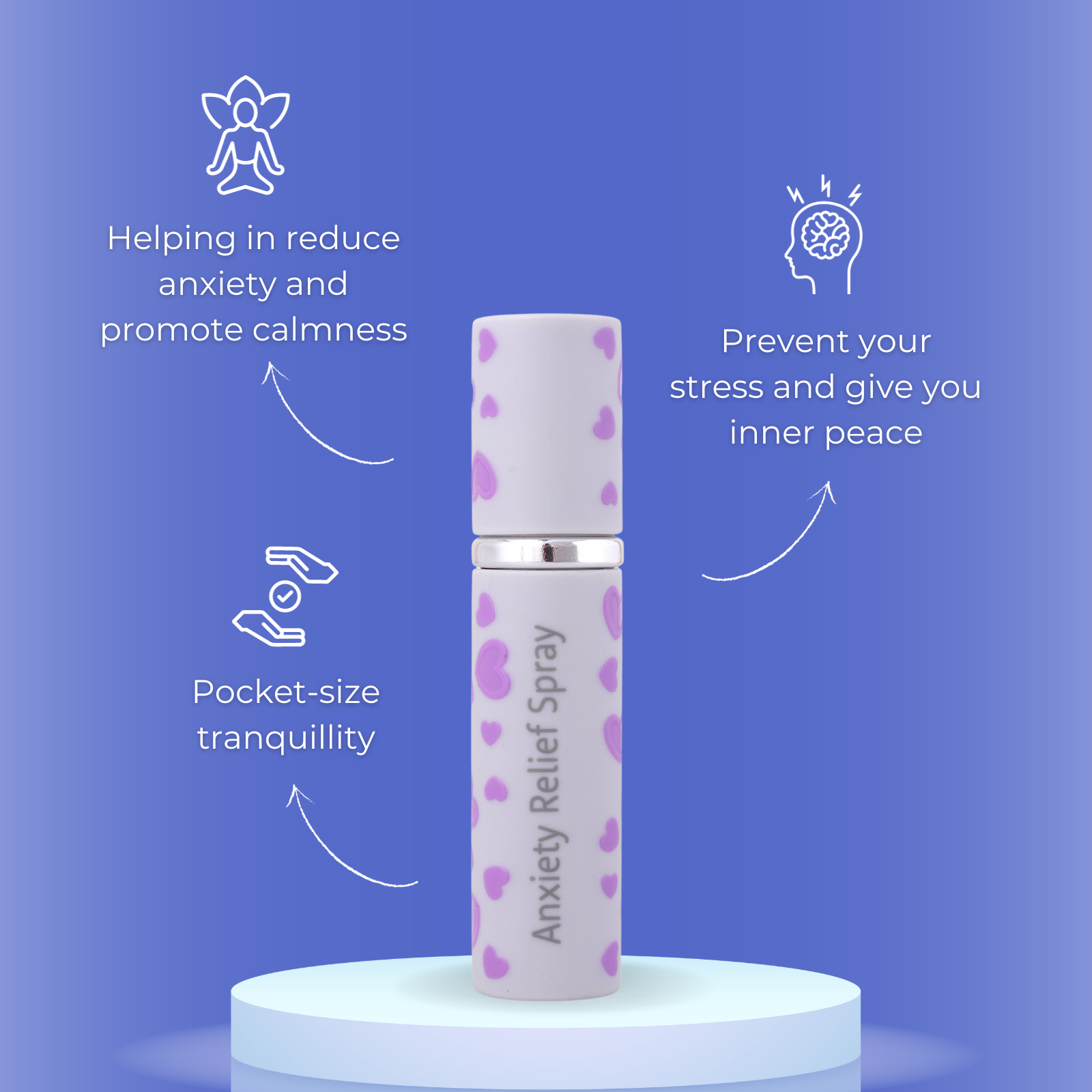 Calm&U Anxiety Relief Oral Spray (500mg CBD)