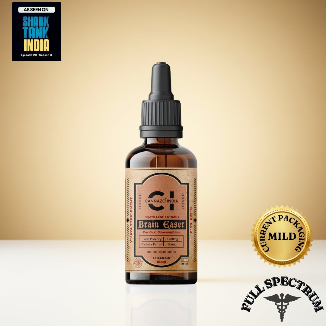 Brain Easer: Sleep – Restorative Sleep & Stress Relief Formula (15 ML/1200mg)