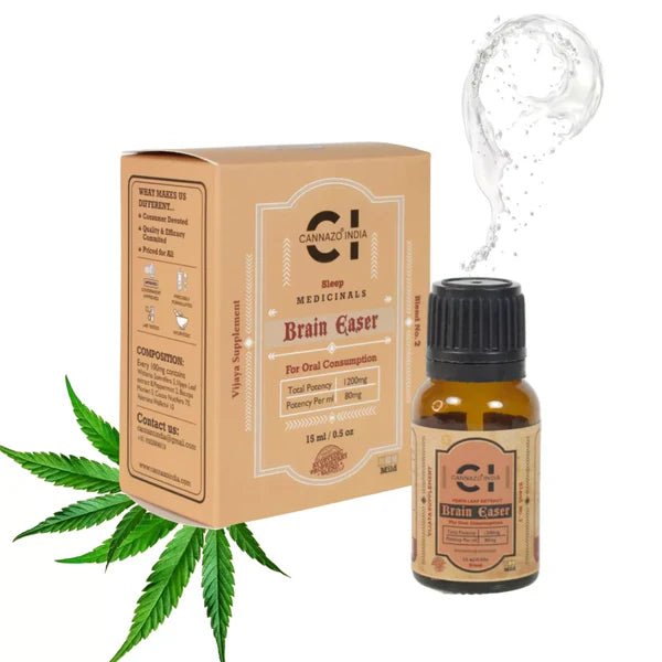 Brain Easer: Sleep – Restorative Sleep & Stress Relief Formula (15 ML/1200mg)