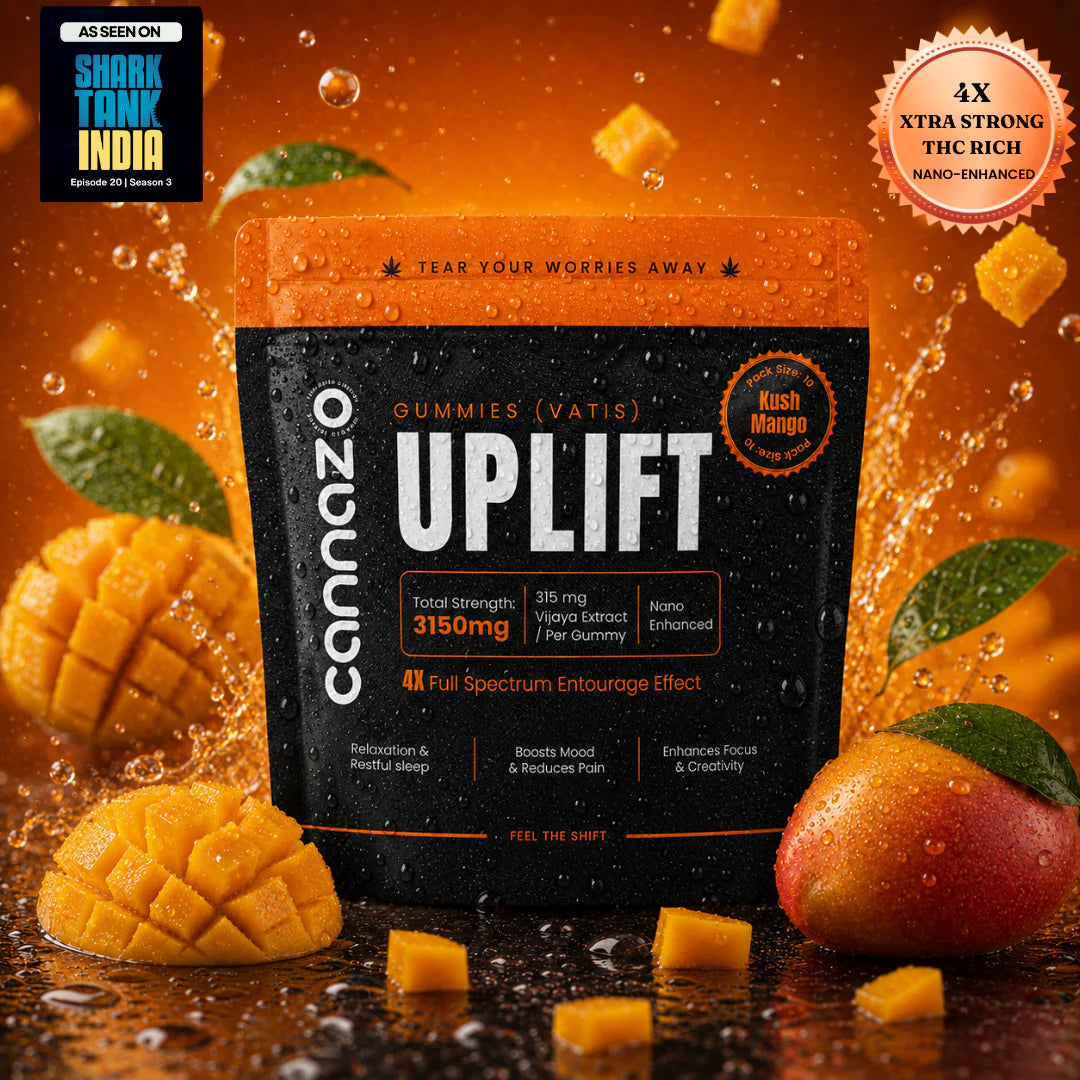 Cannazo Uplift Gummies (THC + CBD Oil Full Spectrum + Terpenes – 500mg)