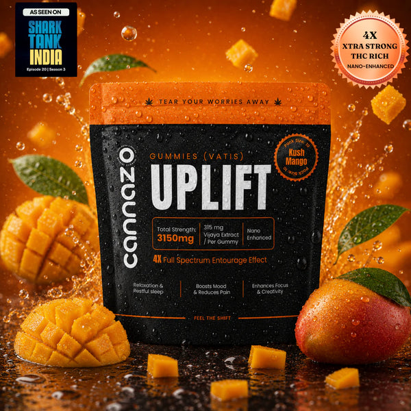 Cannazo Uplift Gummies (THC + CBD Oil Full Spectrum + Terpenes – 500mg)