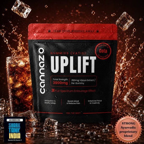 Cannazo Uplift Gummies (Vatis) – 350mg Cola | For Insomnia (Better Sleep) Relief, Relaxation & Unwinding