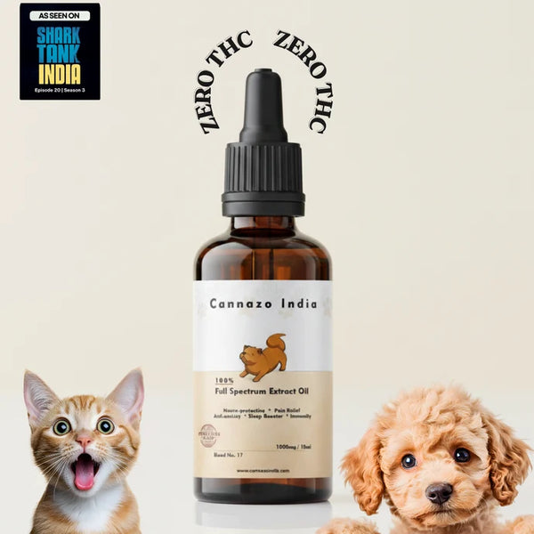Cannazo - Pure CBD Oil for All types of pets | 1000mg / 10ml