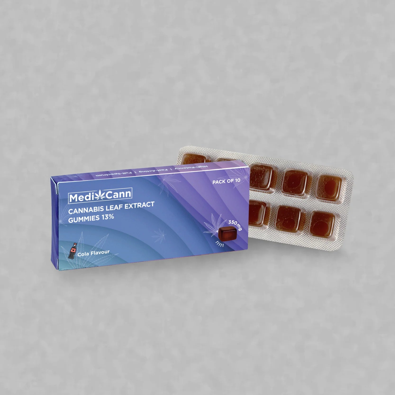 Medicann Cannabis Leaf Extract 350mg Gummies